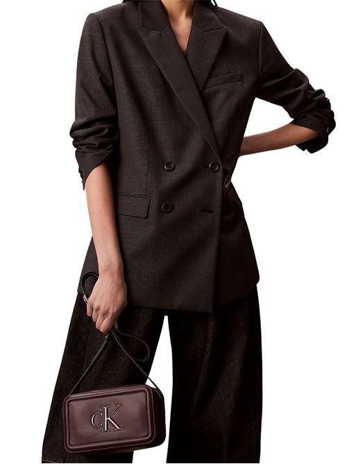 Borsetta prugna in poliuretano Calvin Klein | LV04F3220GBAP